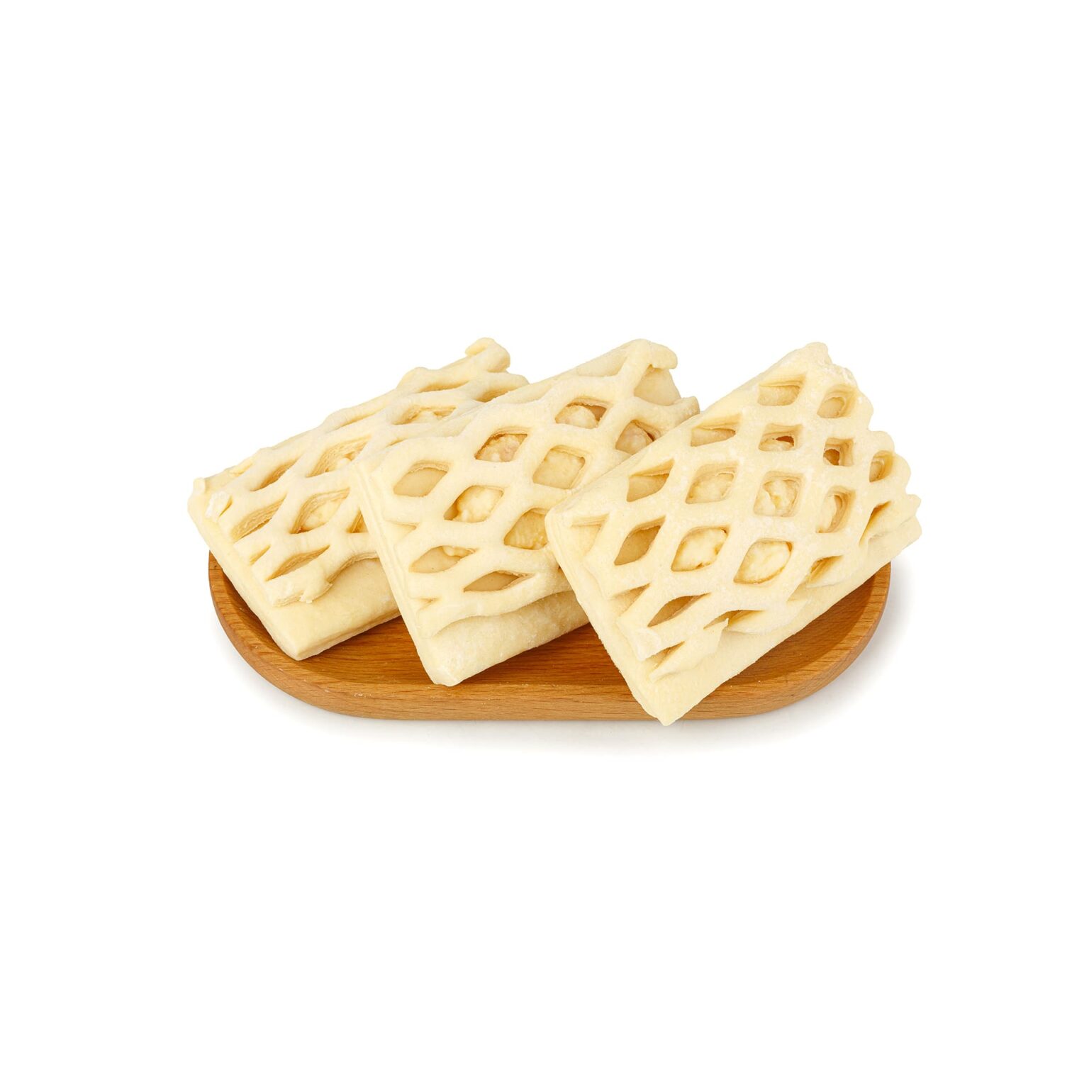 Слойка с сыром полуфабрикат замороженный Мираторг 4,9 кг (70 г * 70 шт), общий вид, купить оптом и в розницу с доставкой по москве и московской области, недорого, низкая цена